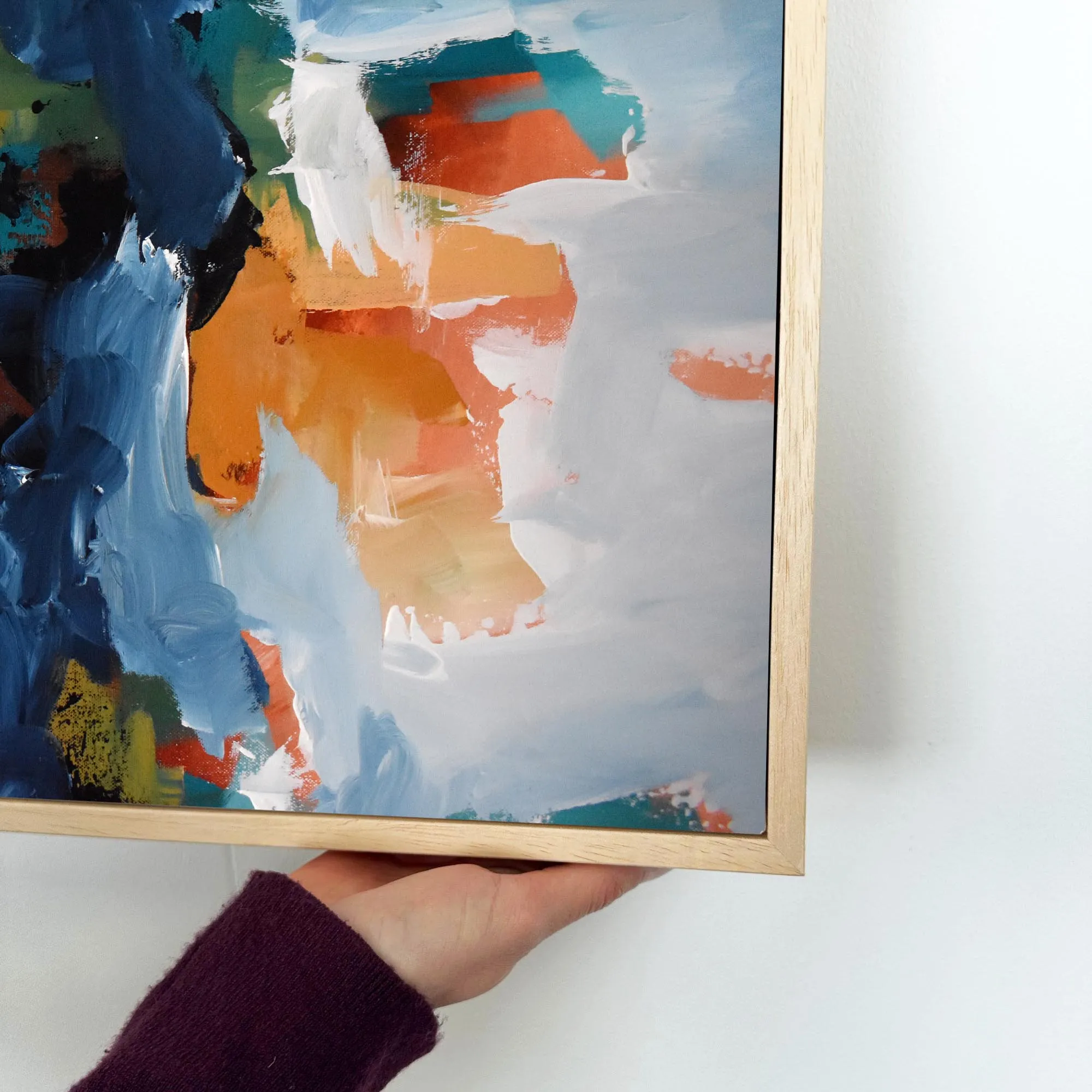 Abstract 400 Framed Canvas