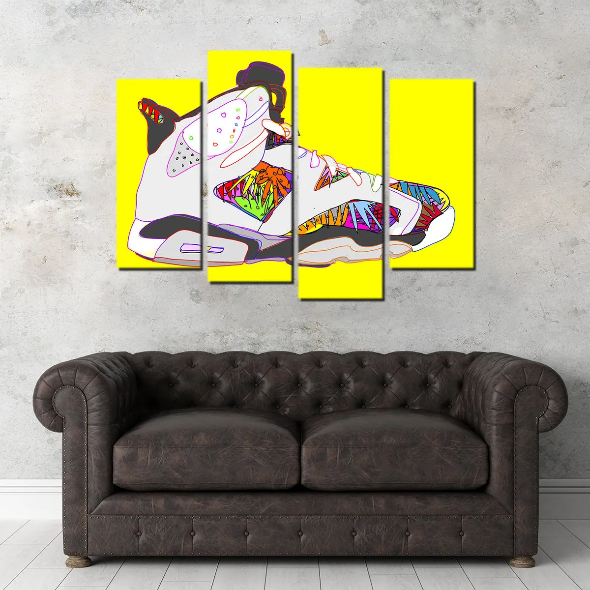 Air Jordan Shoes Wall Art