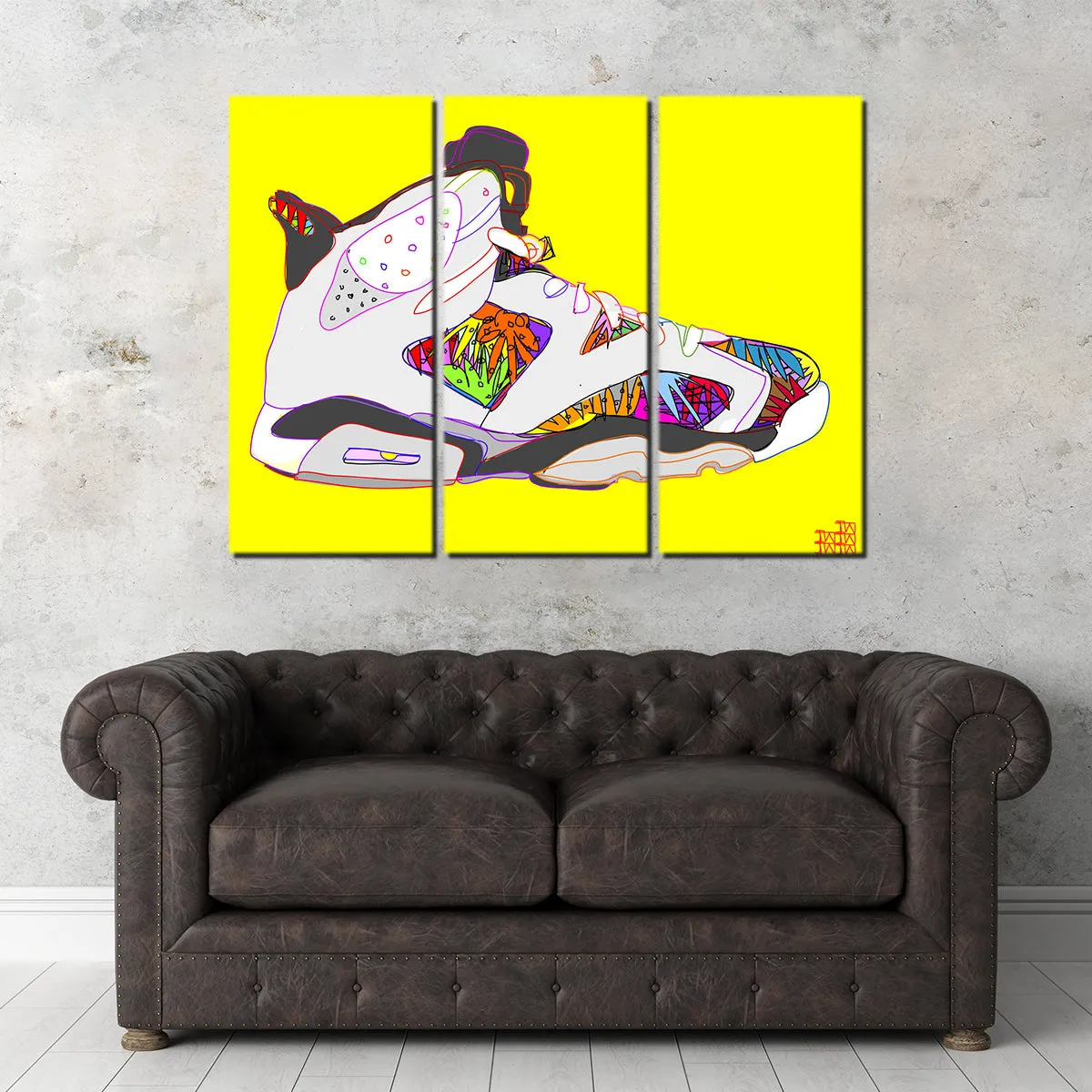 Air Jordan Shoes Wall Art