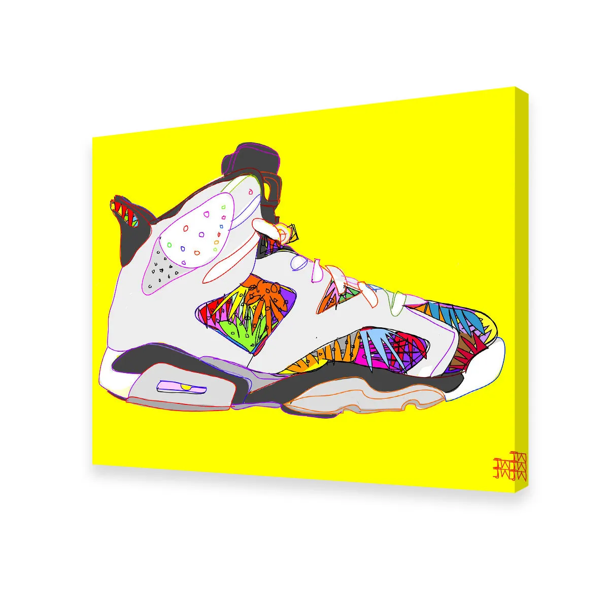 Air Jordan Shoes Wall Art