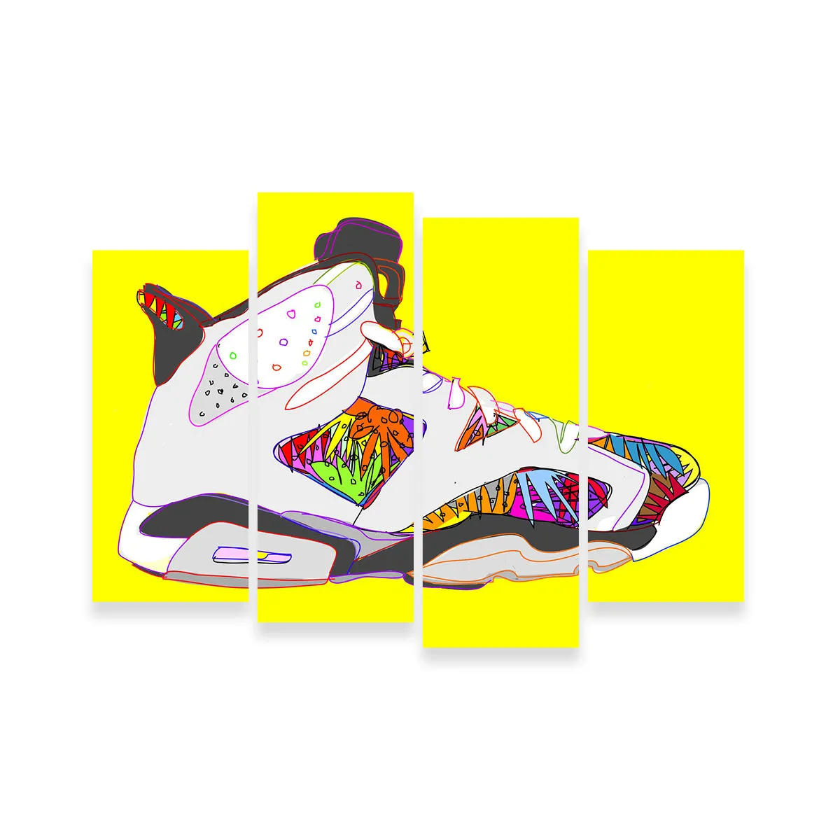 Air Jordan Shoes Wall Art