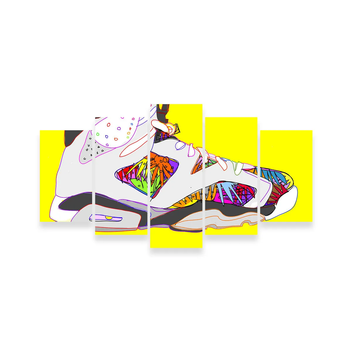 Air Jordan Shoes Wall Art