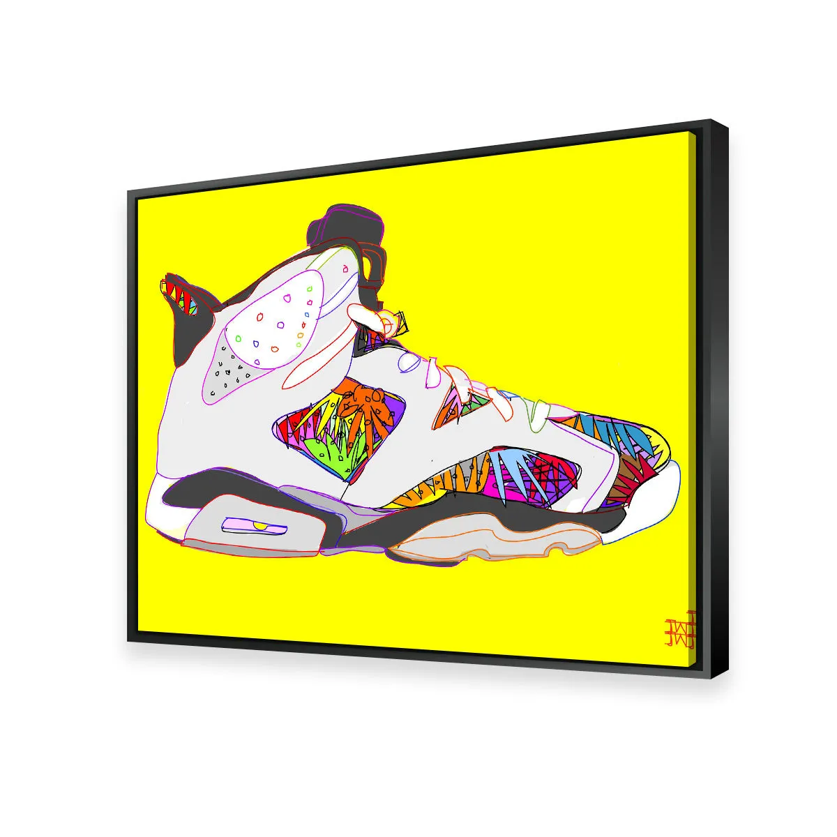 Air Jordan Shoes Wall Art
