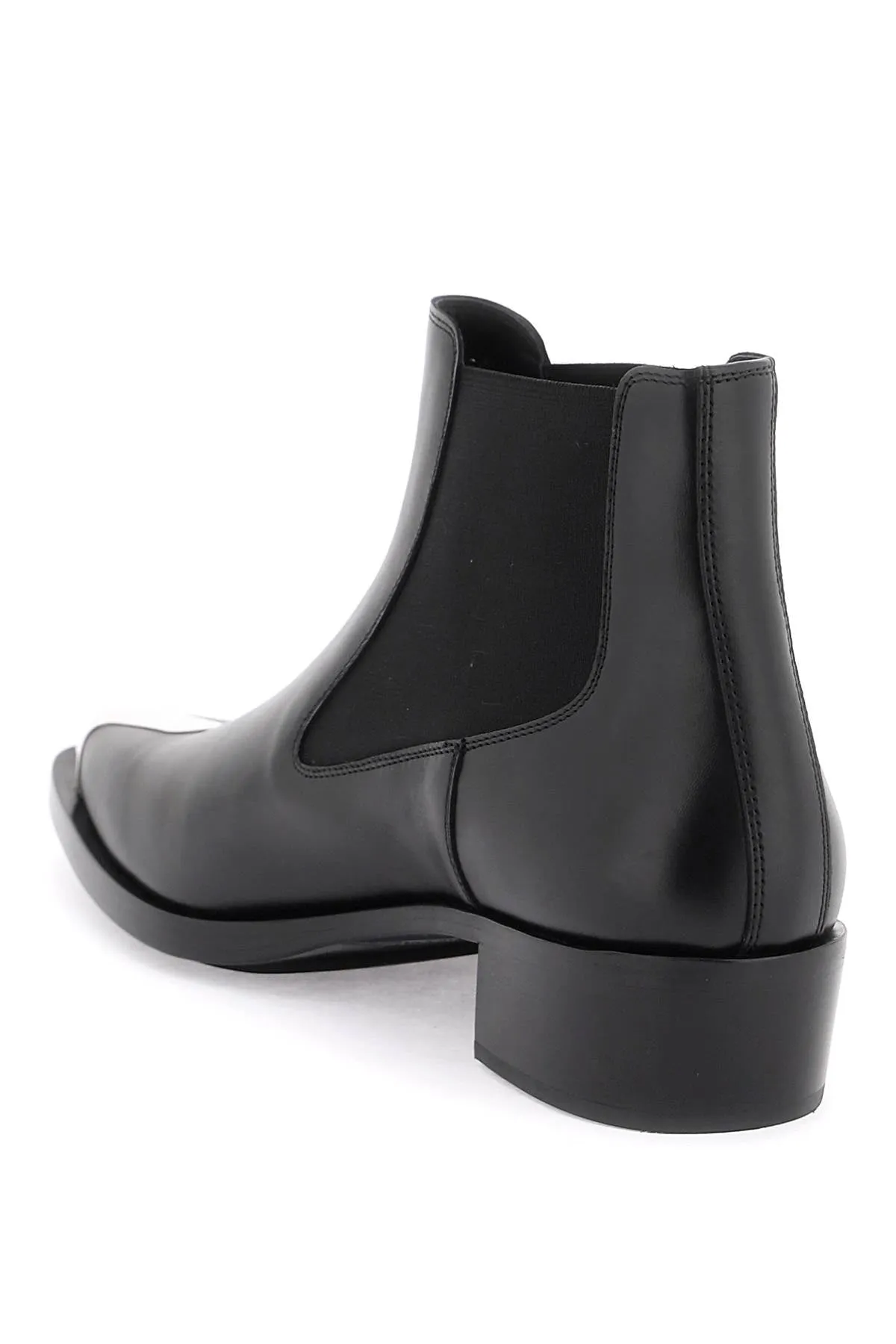 Alexander Mcqueen 'punk' Chelsea Ankle Boots (Size - 45)