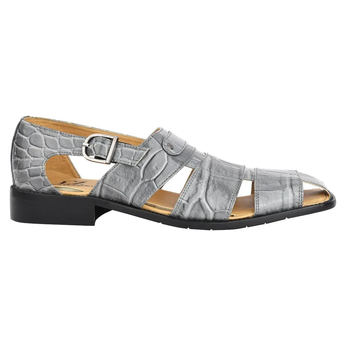 Austin Mens Leather Fisherman Sandals