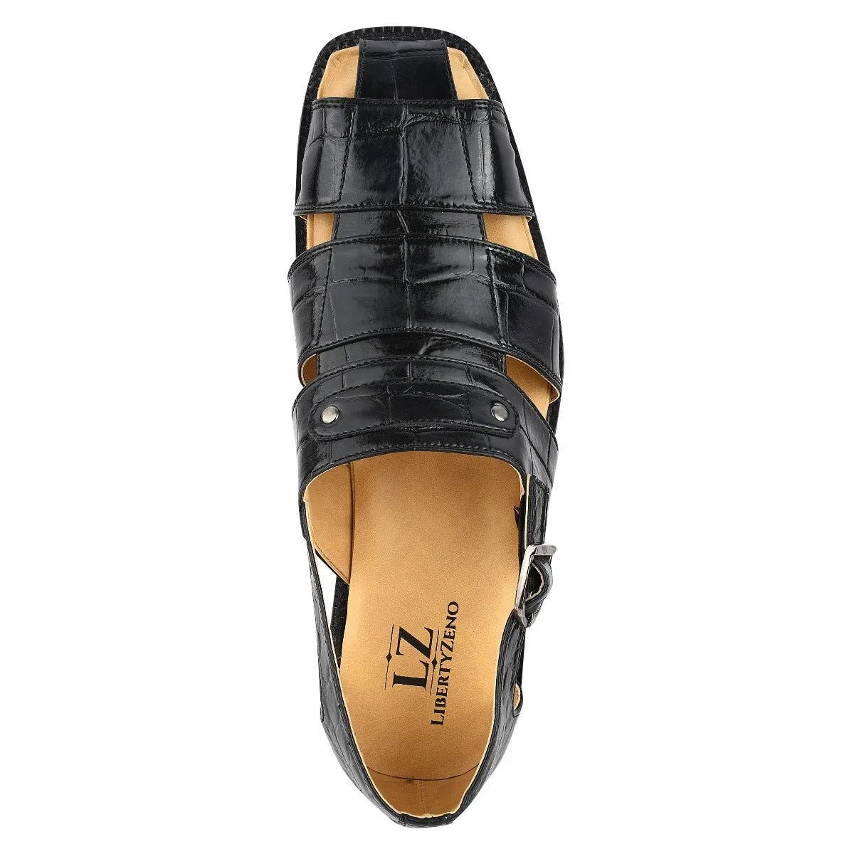 Austin Mens Leather Fisherman Sandals
