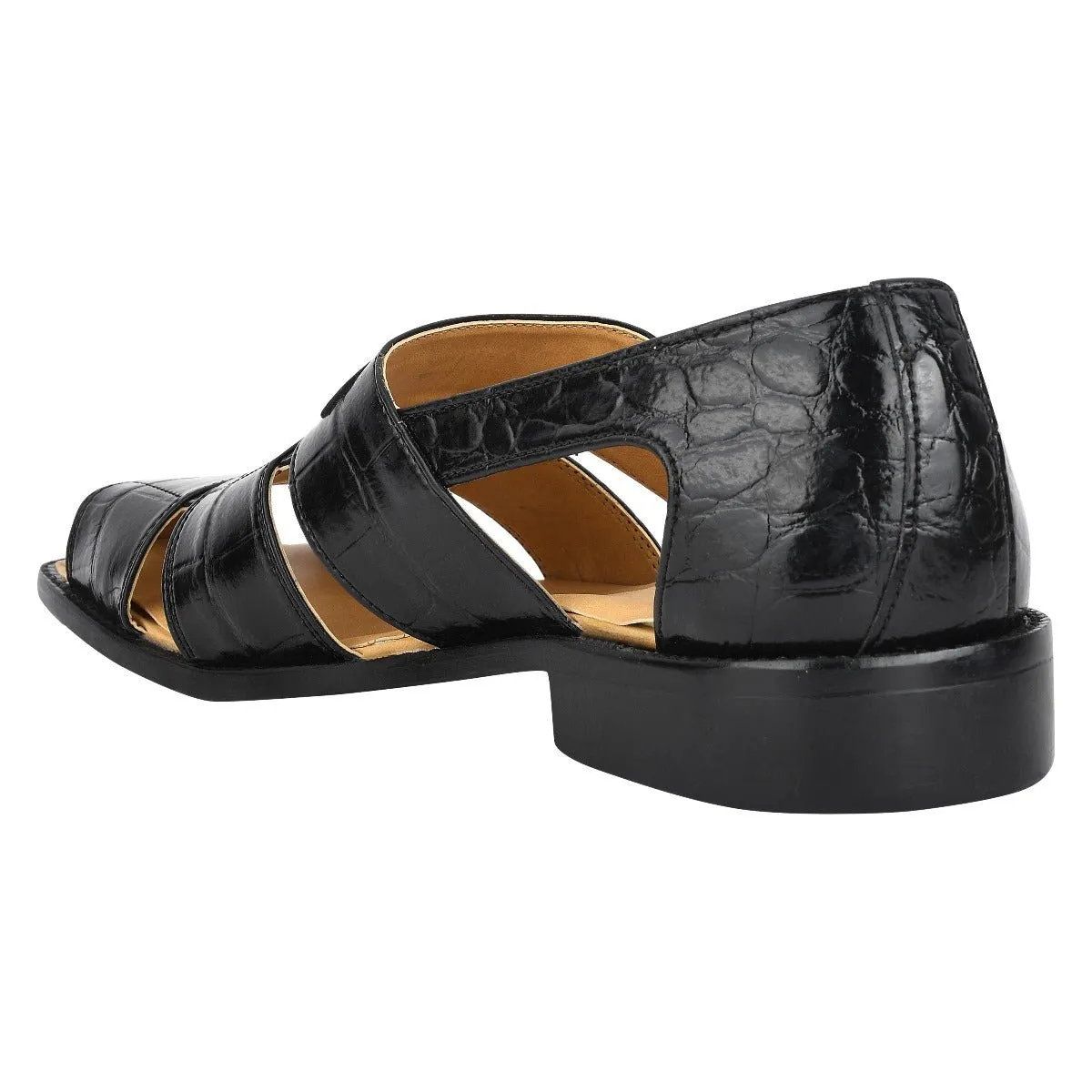 Austin Mens Leather Fisherman Sandals