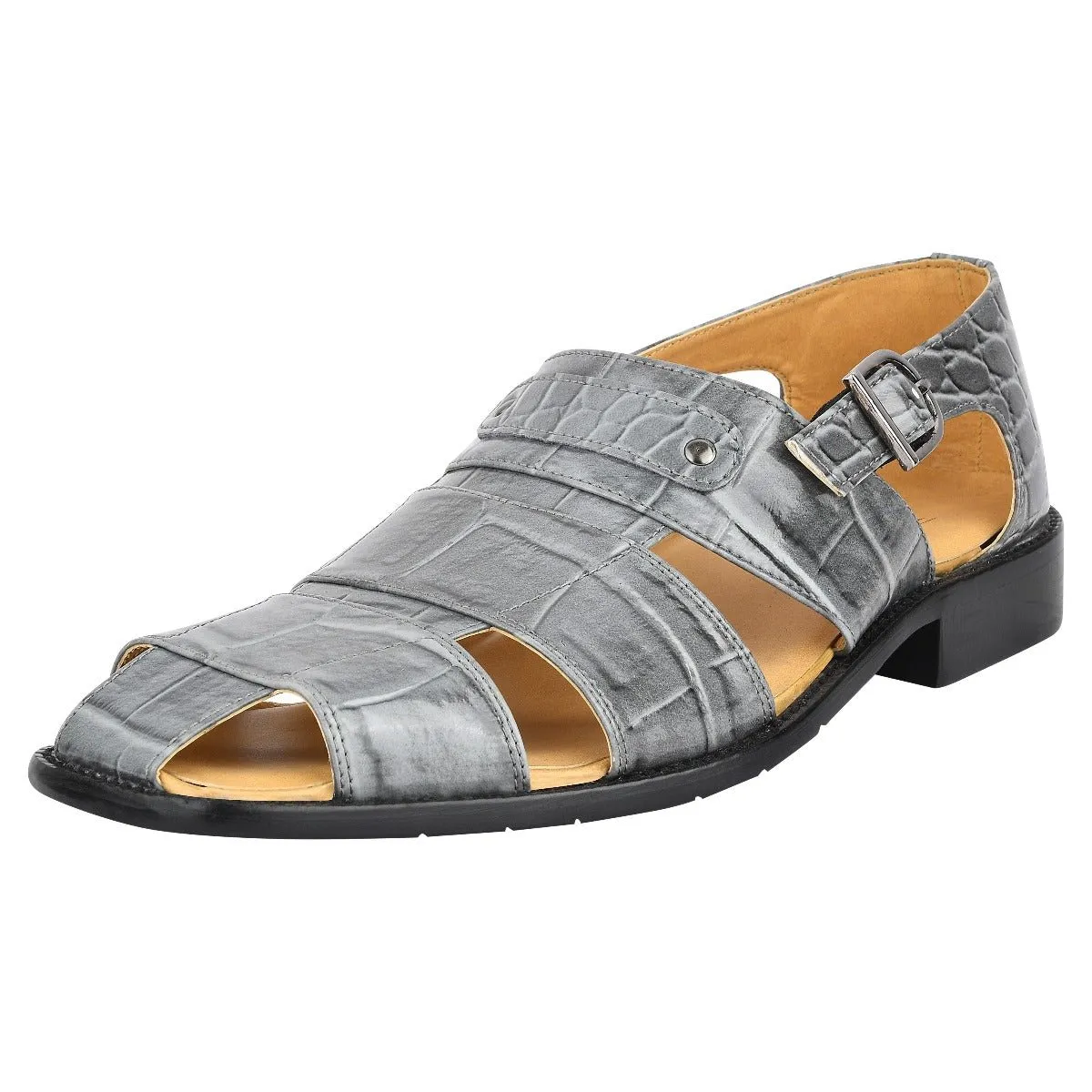 Austin Mens Leather Fisherman Sandals