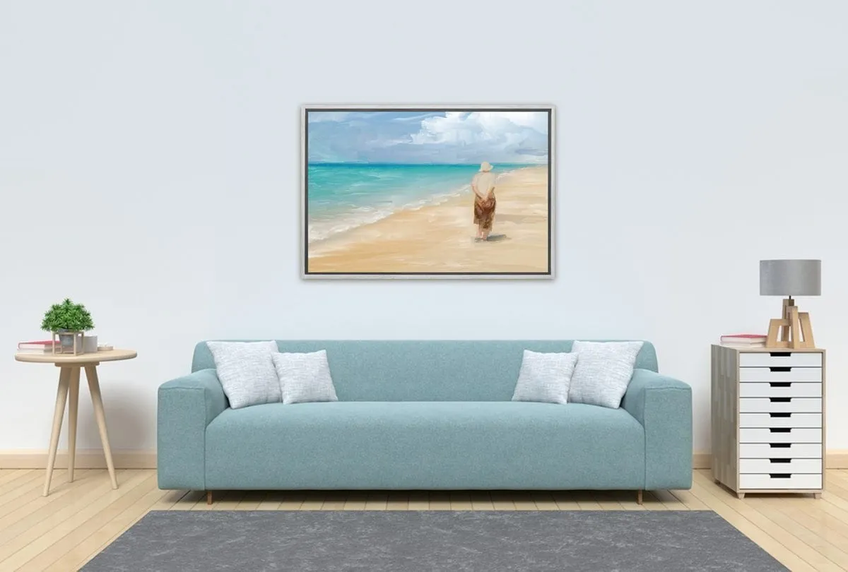 Beach Combing | Canvas Wall Art Print