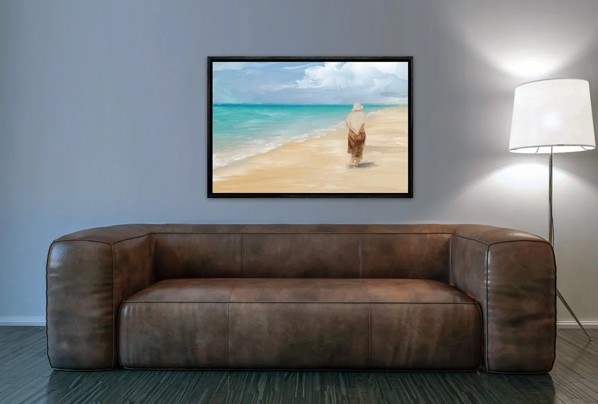 Beach Combing | Canvas Wall Art Print