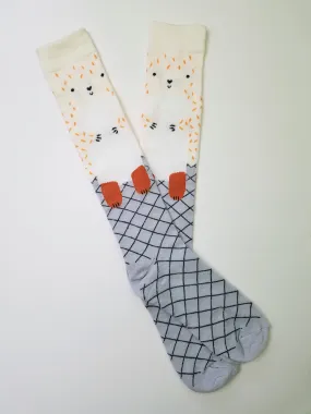 Beaver Knee High Socks