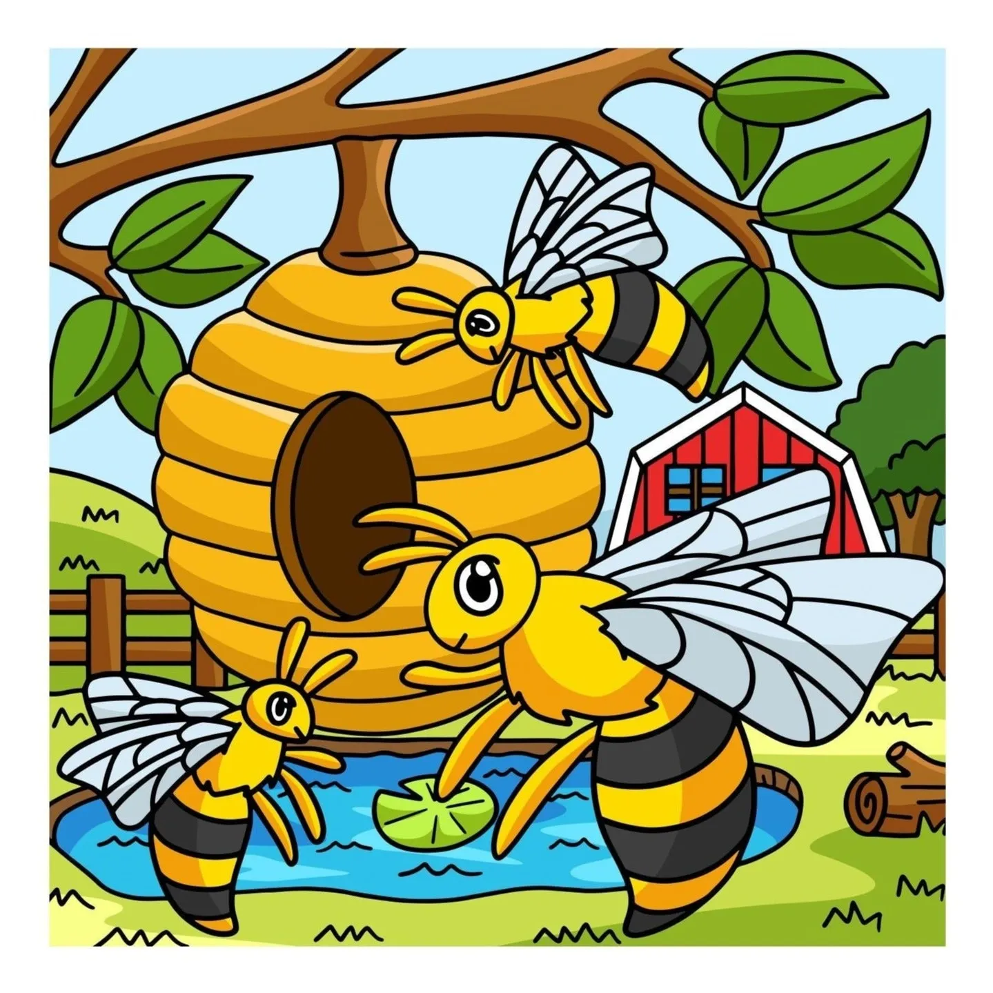Bee DIY Canvas Base for Painting