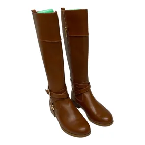 Boots Knee Heels By Michael By Michael Kors In Brown, Size:5.5