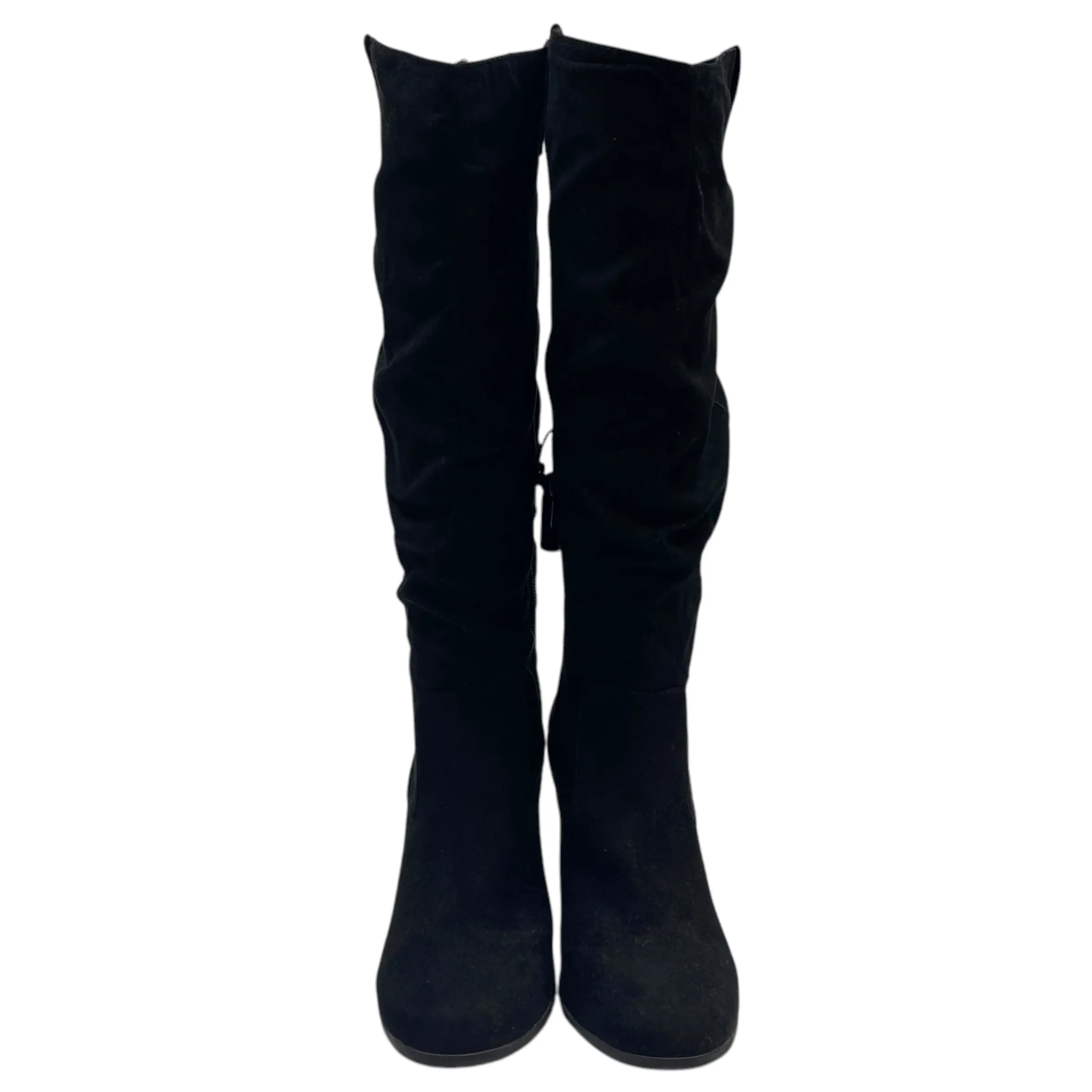 Boots Mid-calf Heels By Rampage In Black, Size: 6.5