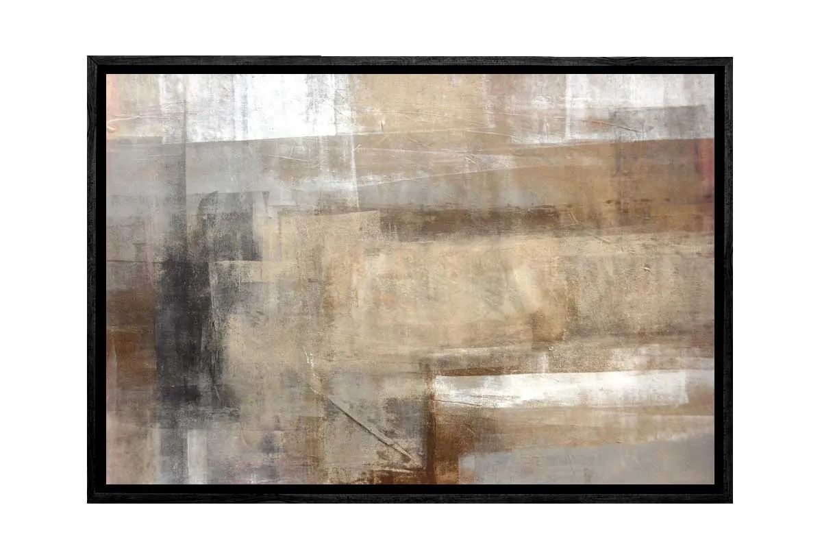 Brown Abstract | Canvas Wall Art Print