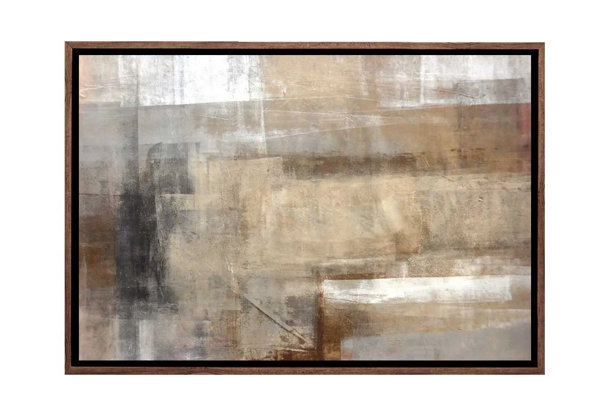 Brown Abstract | Canvas Wall Art Print