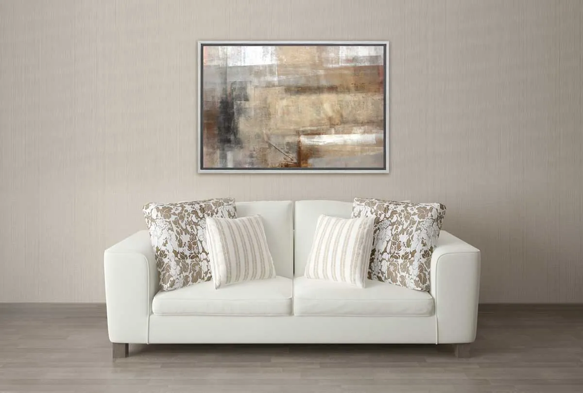 Brown Abstract | Canvas Wall Art Print