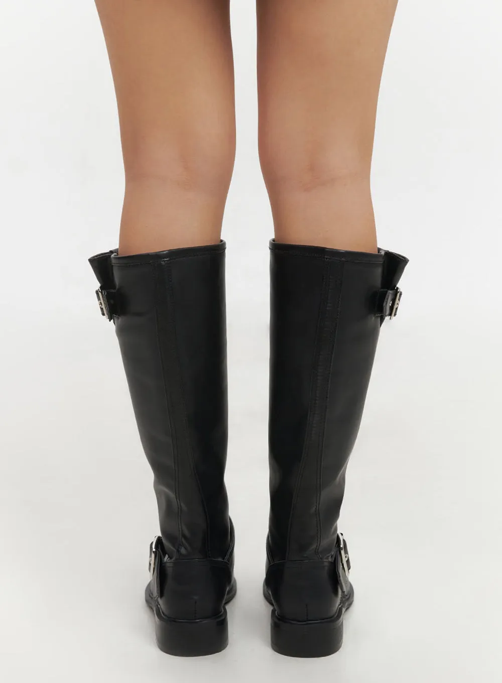 Buckled Knee-High Boots IF510