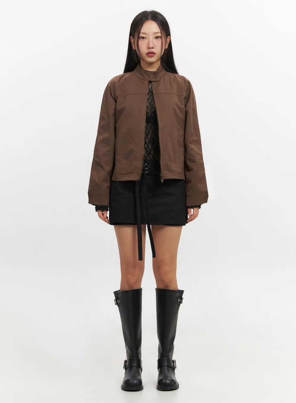 Buckled Knee-High Boots IF510