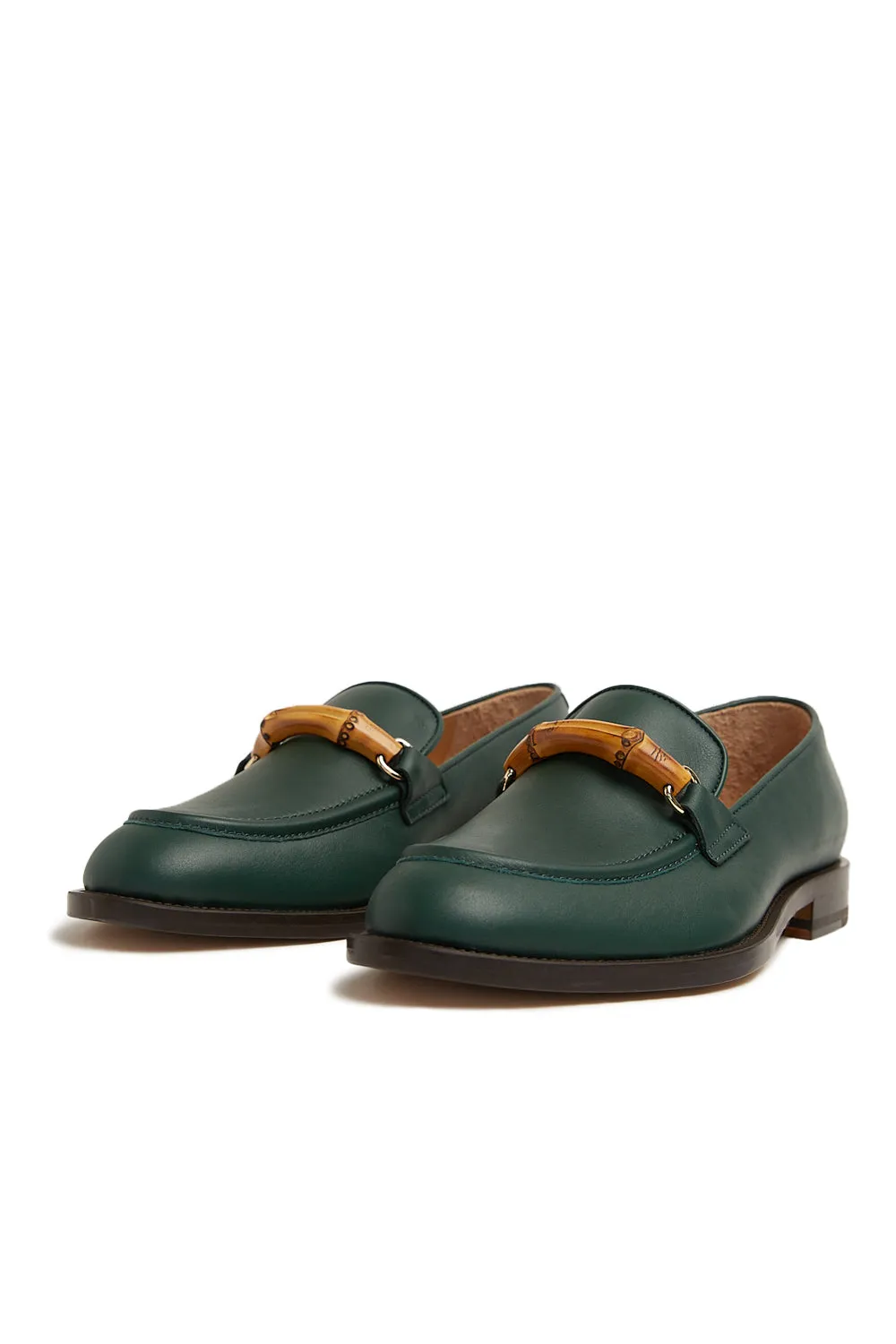 Casablanca Bamboo Loafers 'Green'