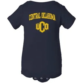 Central Oklahoma University Bronchos Arch Logo Creeper - Navy