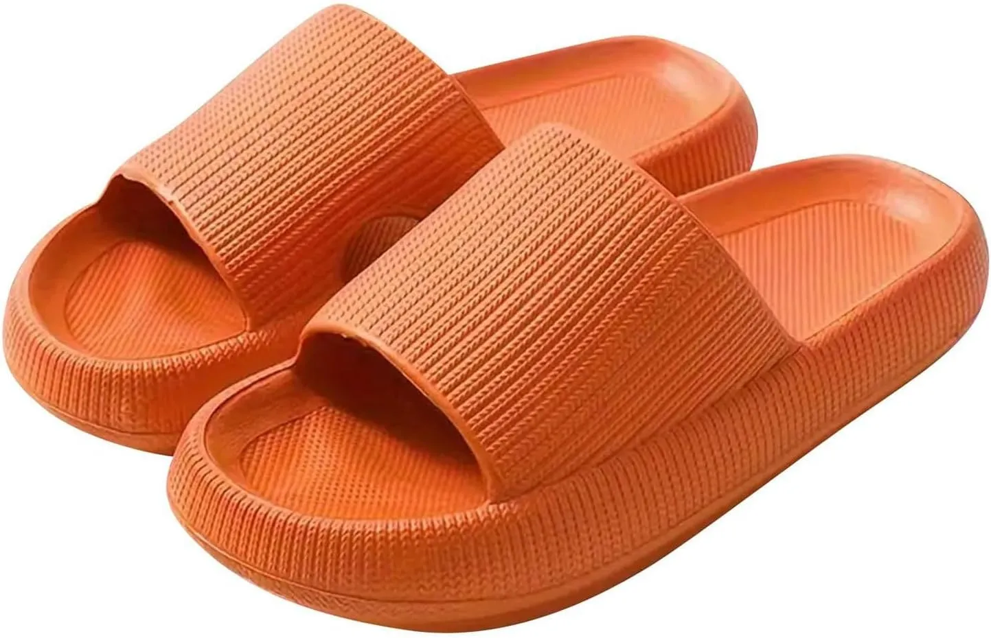 Cloud Slippers for Women and Men Pillow House Slipper Eva Soft Slides Shoes Non-Slip Quick Drying Shower Sandals Lightweight Comfort Shoe Thick Sole Sandal for Adult Couples Indoor and Outdoor