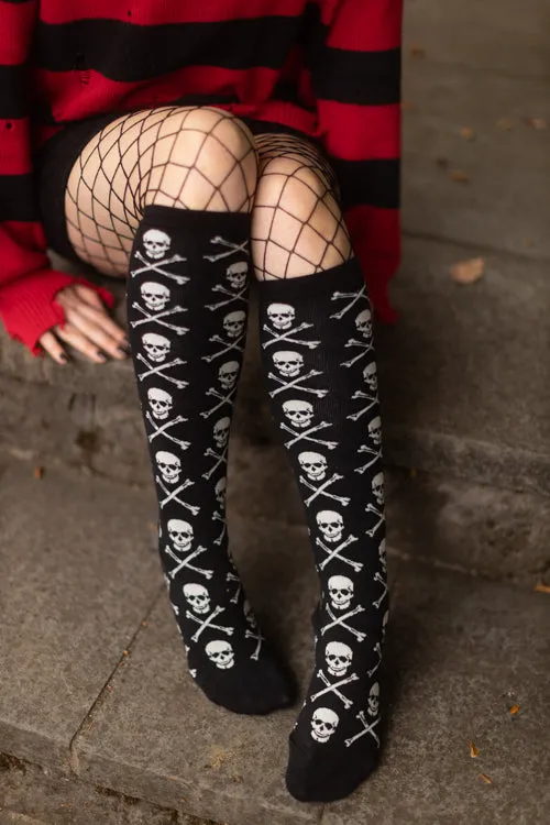 Crossbones Knee High