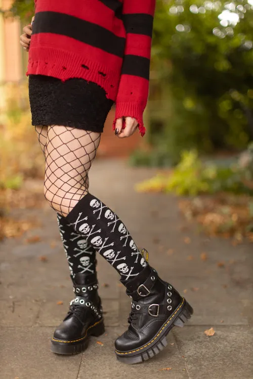 Crossbones Knee High