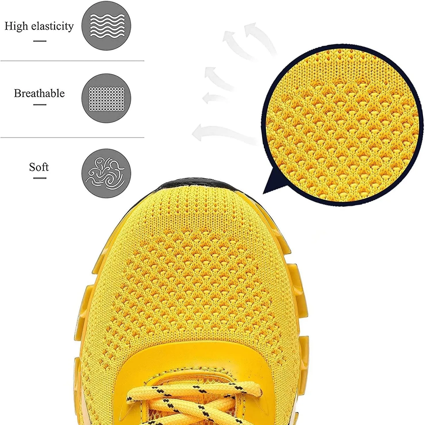 Cuzcare Men Orthopedic Shoes Walking Running Shoes | Comfortable Standing All Day