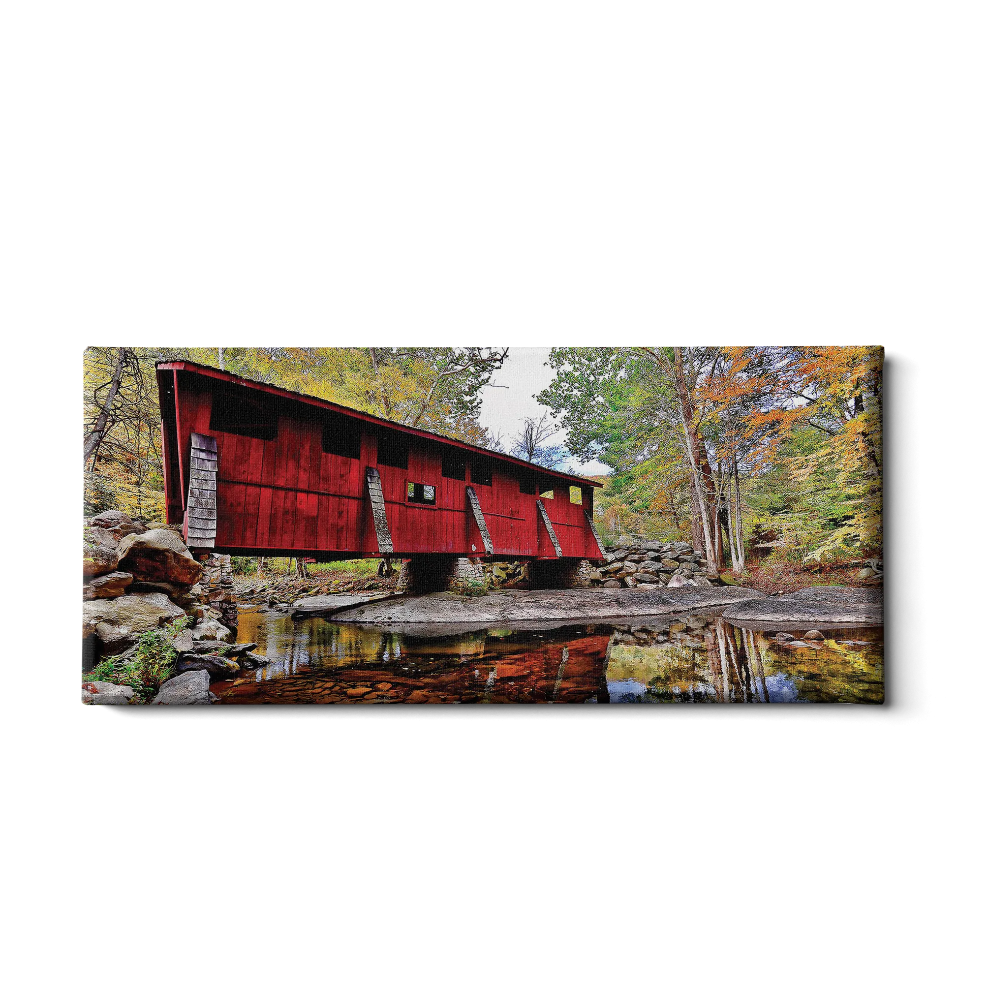 Destination - Covered Bridge Panoramic