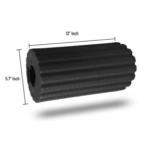 EVERLAST Barrel Vibrating Speed Rechargeable Electric Foam Roller Muscle Recovery Post Workout Pain Relief