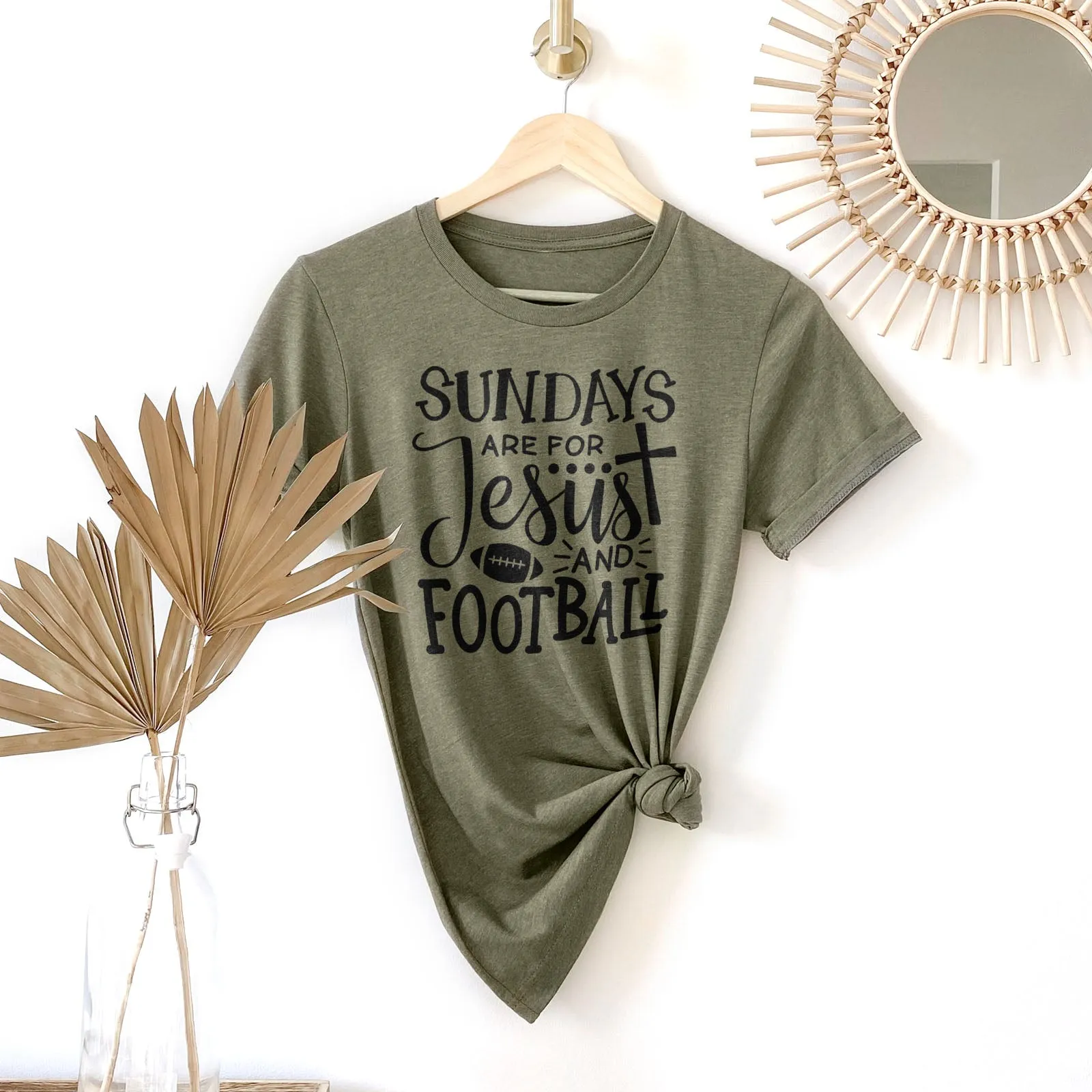 Football And Jesus Tee