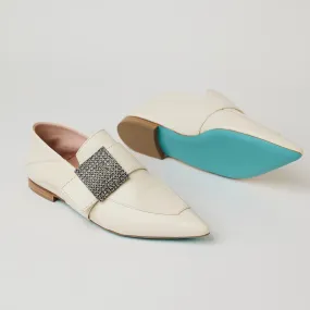 Fratelli Russo Cream Leather Loafers