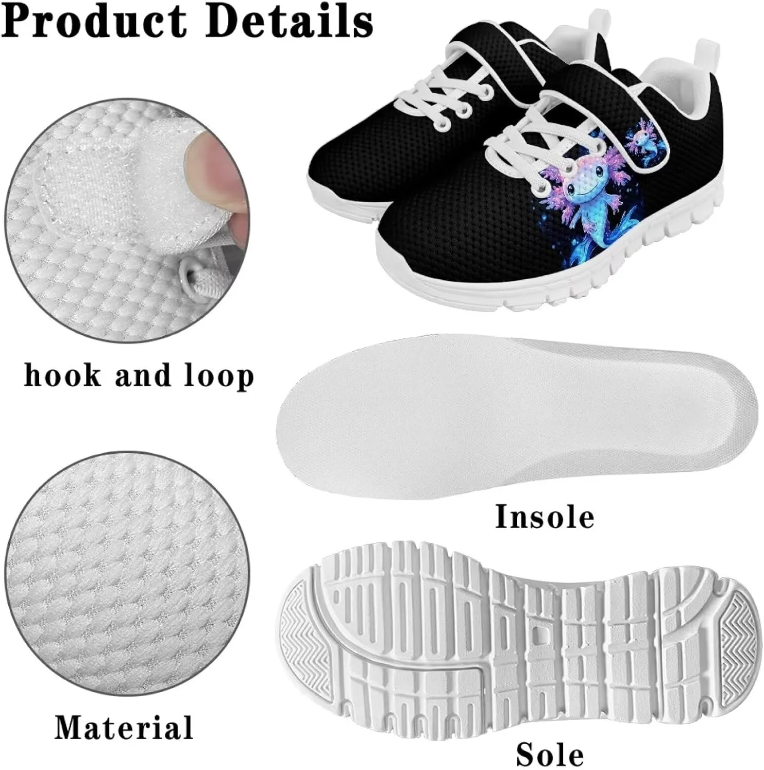 Girls' Athletic Shoes for Fitness Running Yoga Dancing Travel Lightweighta Casual Non-Slip