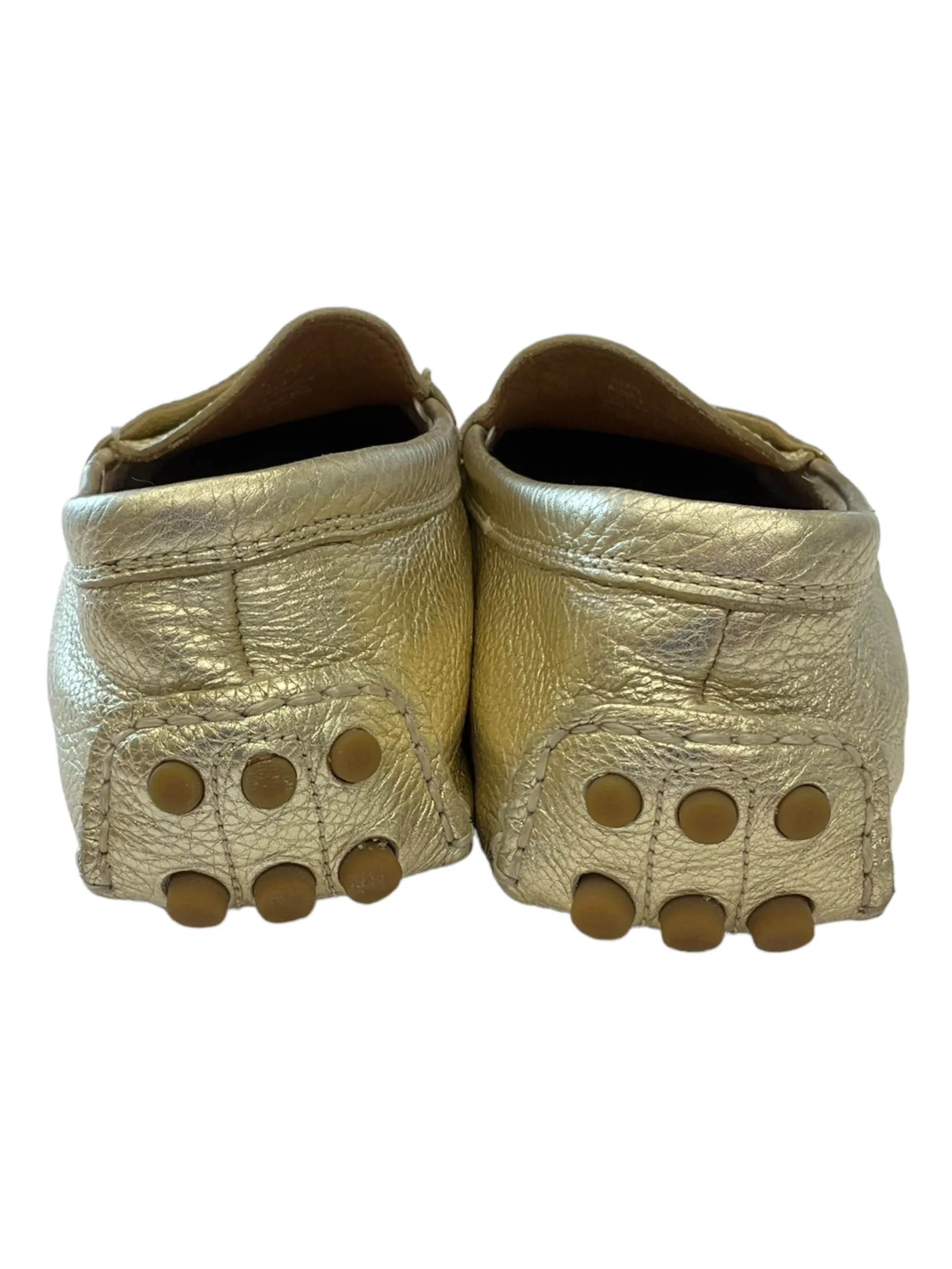 Gold Shoes Designer Coach, Size 7.5