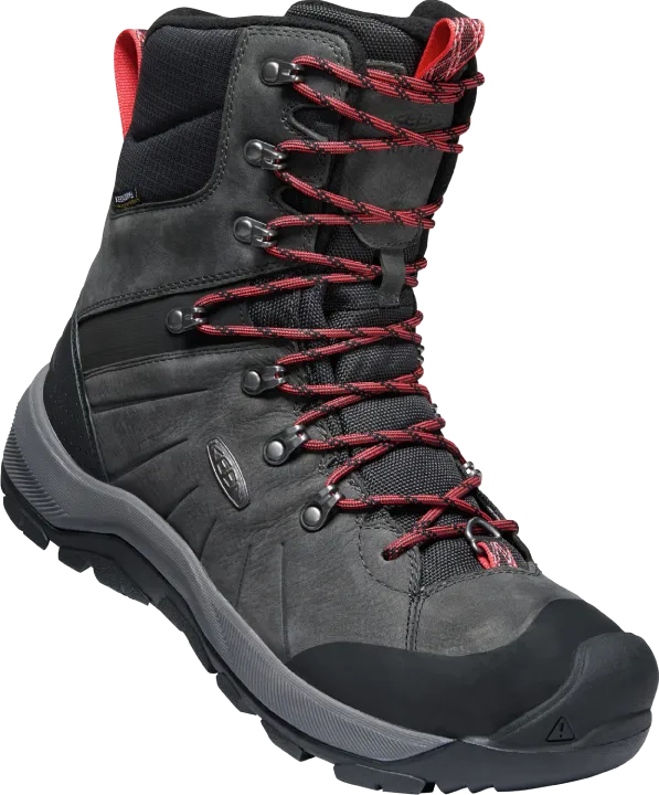 Mens Keen Revel IV High-Polar Winter Boot in Magnet Red
