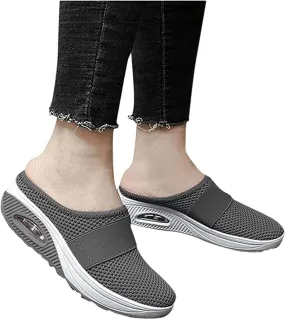 Ladmiple Sneakers For Women Walking Shoes Arch Support Slip on Fashion Low Top Casual Dressy Summer Fashion Flat Loafers
