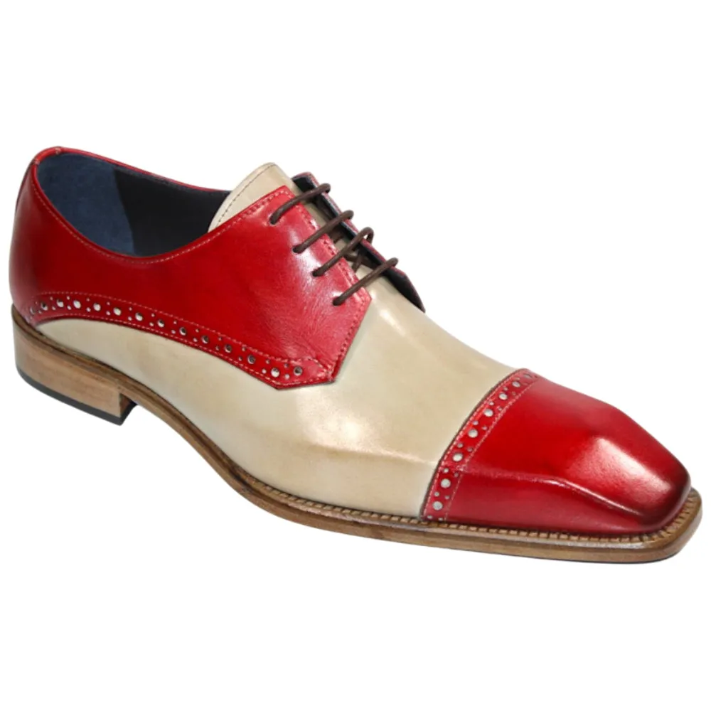 Lombardi - Red/Beige by Duca