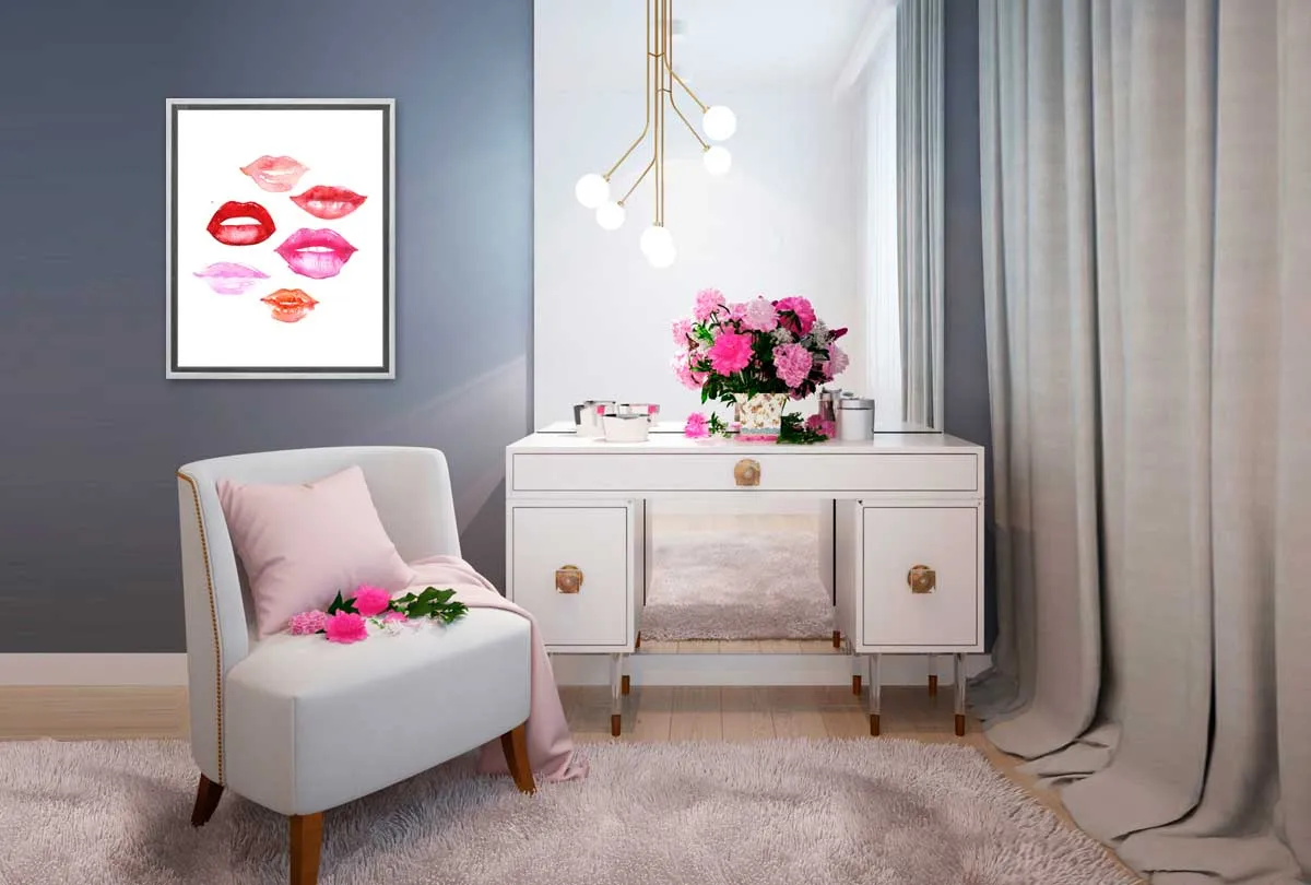 Luscious Lips | Canvas Art Print