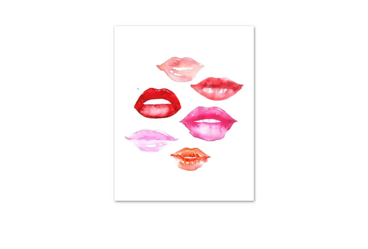 Luscious Lips | Canvas Art Print