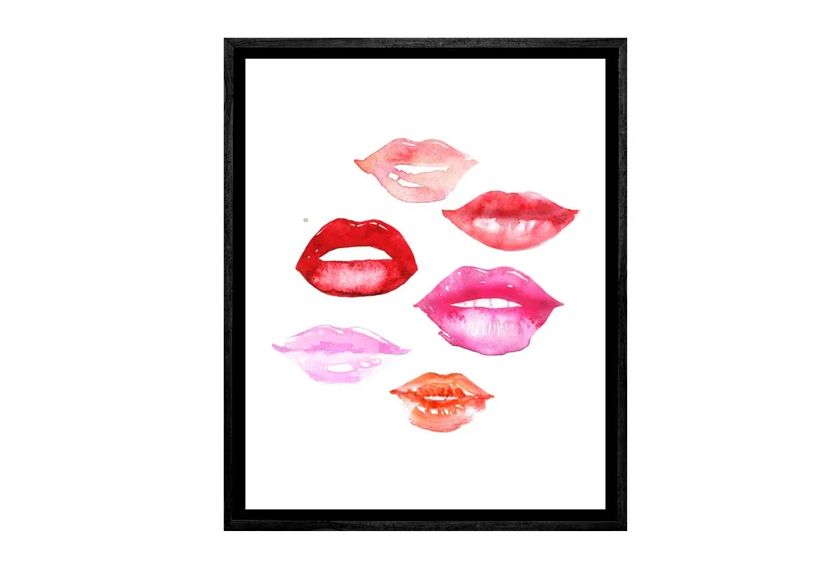 Luscious Lips | Canvas Art Print