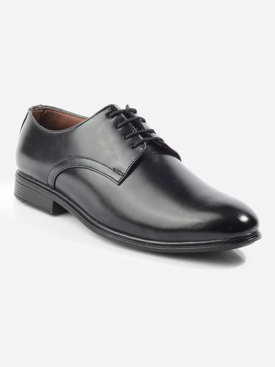 Men's Black Round Toe Lace Up Formal (IX1076)