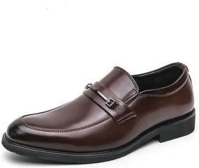Mens Classic Dress Shoes Leather Fashion Oxford Shoes Patent Slip-on Loafers Wedding Leather Shoes