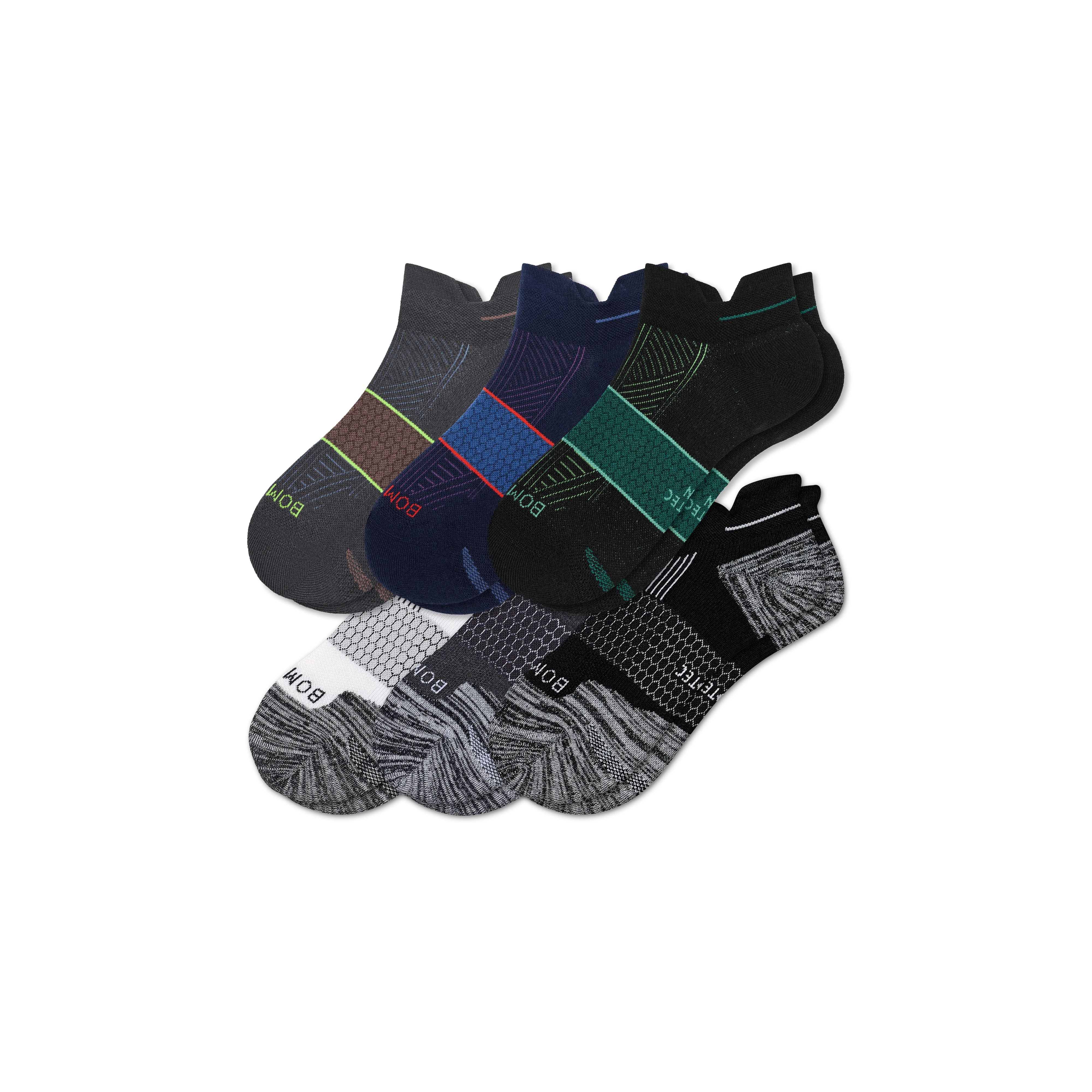 Men's Running Ankle Sock 6-Pack