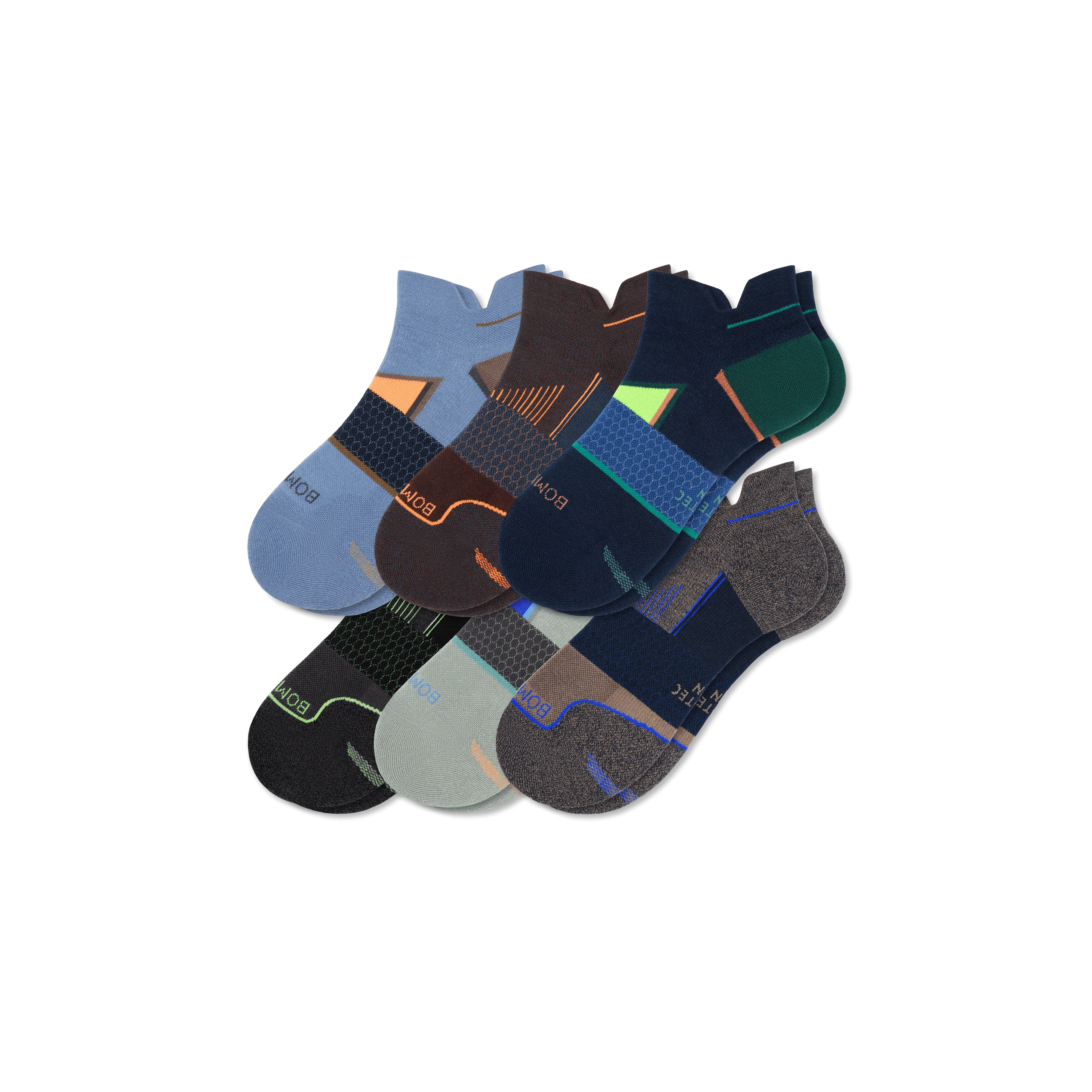 Men's Running Ankle Sock 6-Pack