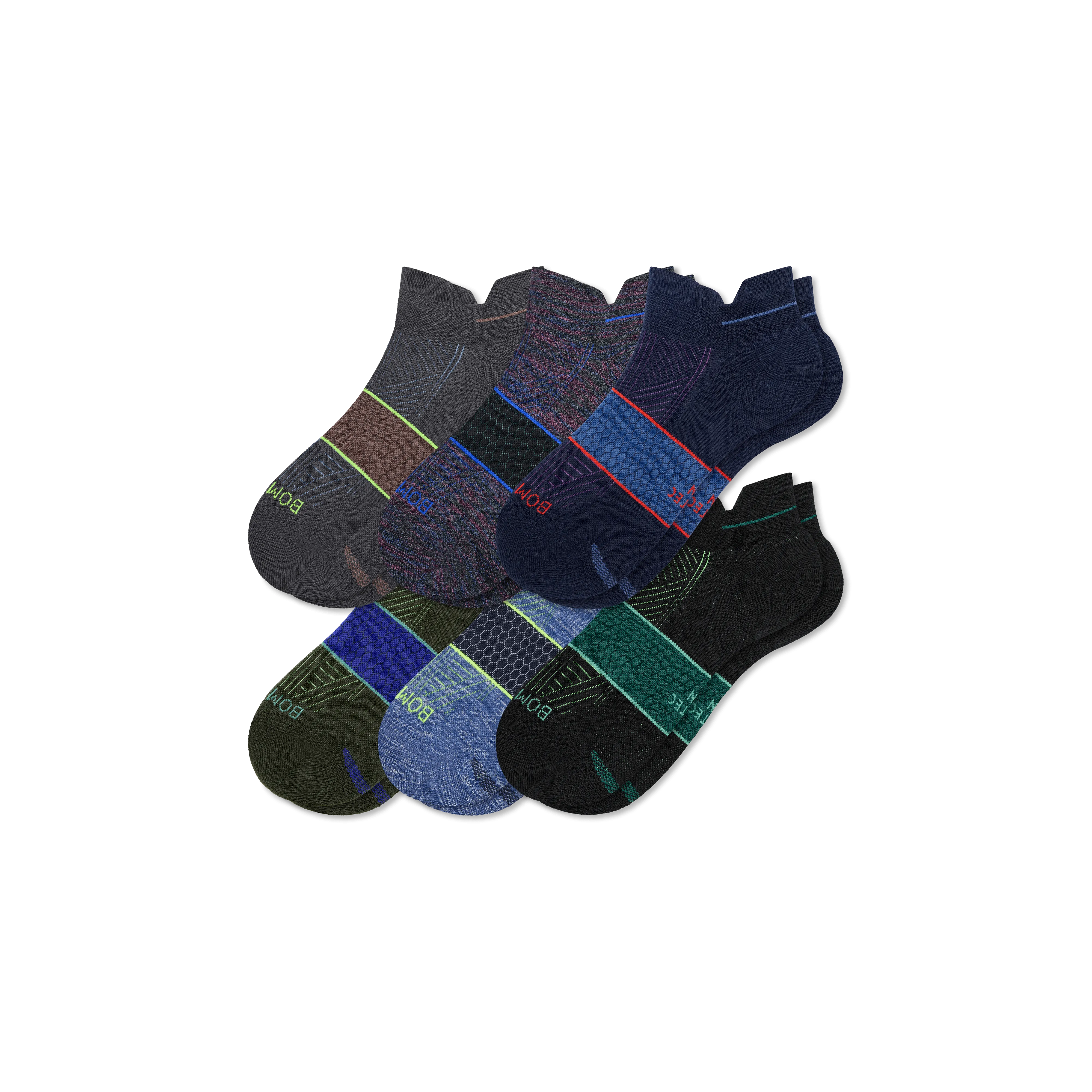 Men's Running Ankle Sock 6-Pack
