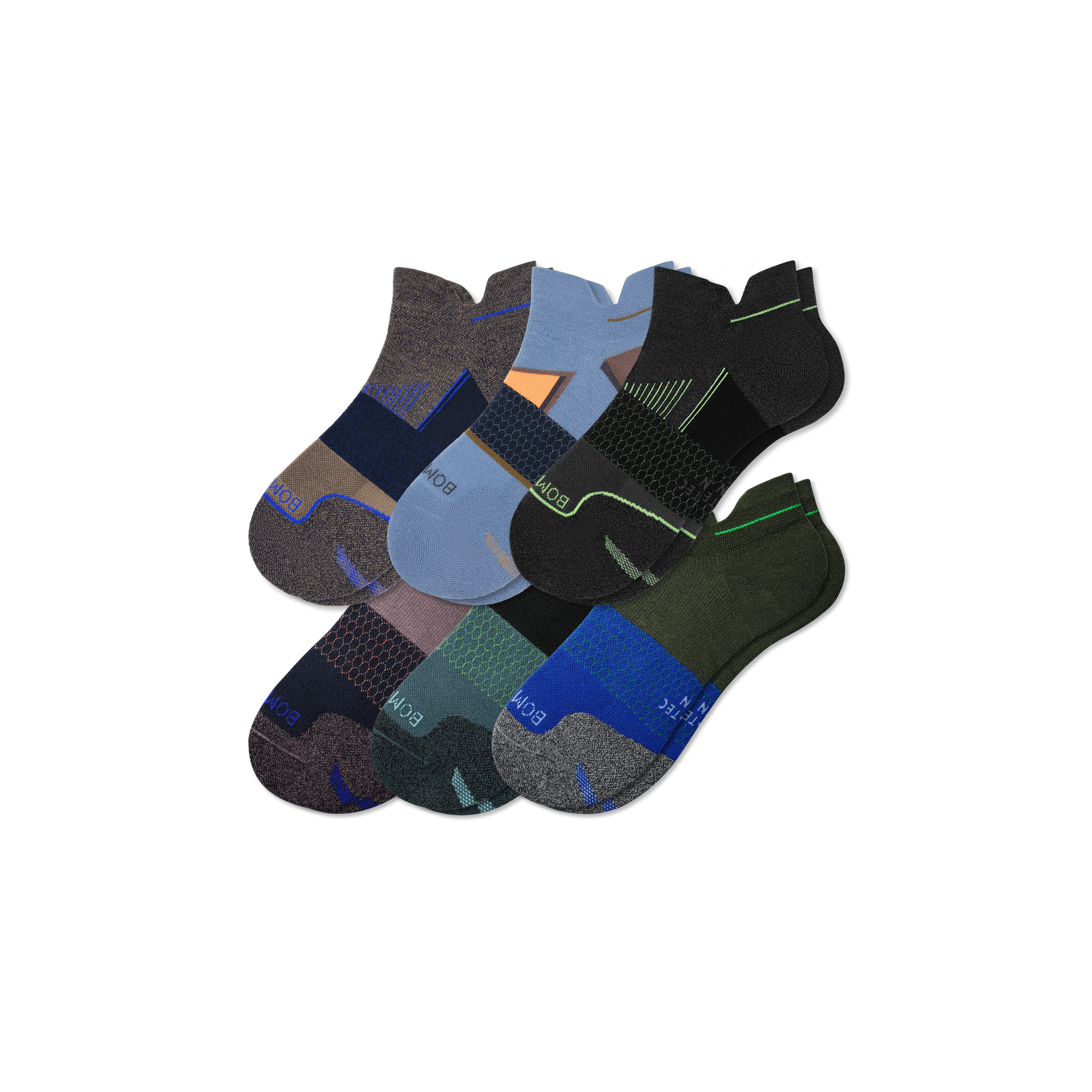 Men's Running Ankle Sock 6-Pack