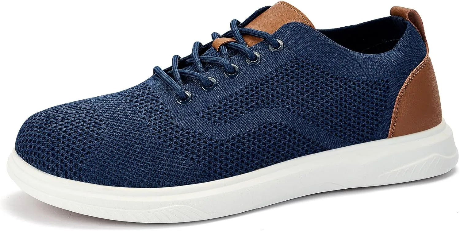 Men's Wide Toe Box Sneaker Casual Business Shoes | Breathable, Slip-Resistant, and Long-Lasting | Perfect for Office or Casual Wear | All-Day Comfort