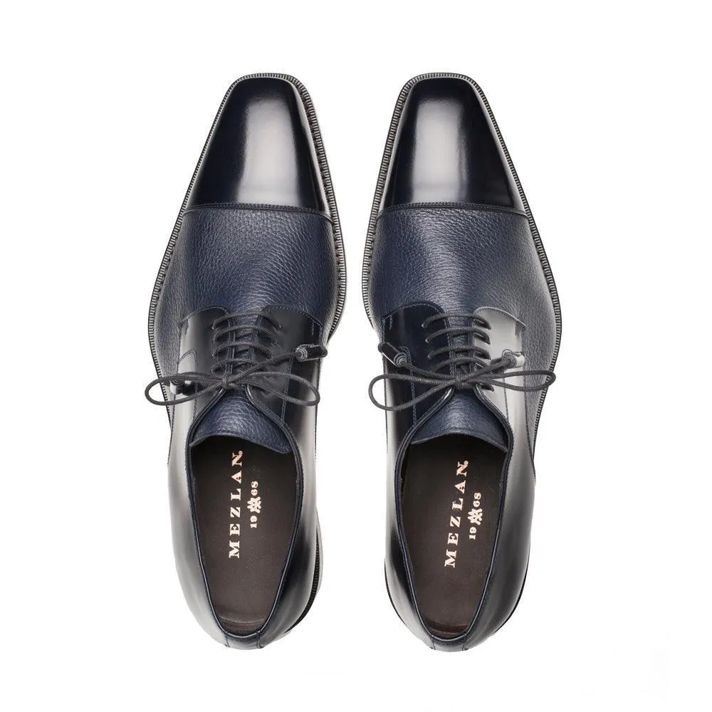 Mezlan Soka Blue Cap Toe Shoes