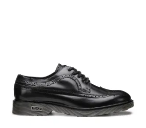 OZZY 414 LOW M BRUSHED LEATHER BLACK